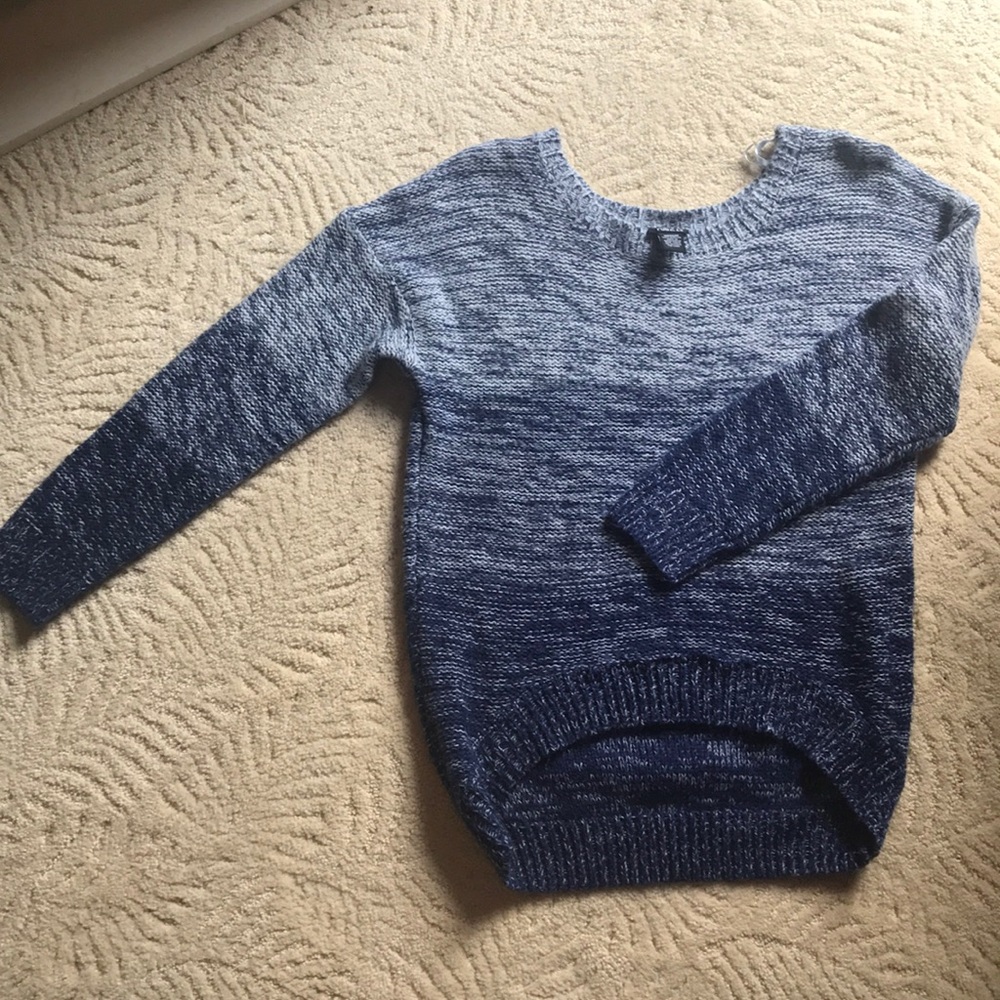 Blue Knit Sweater